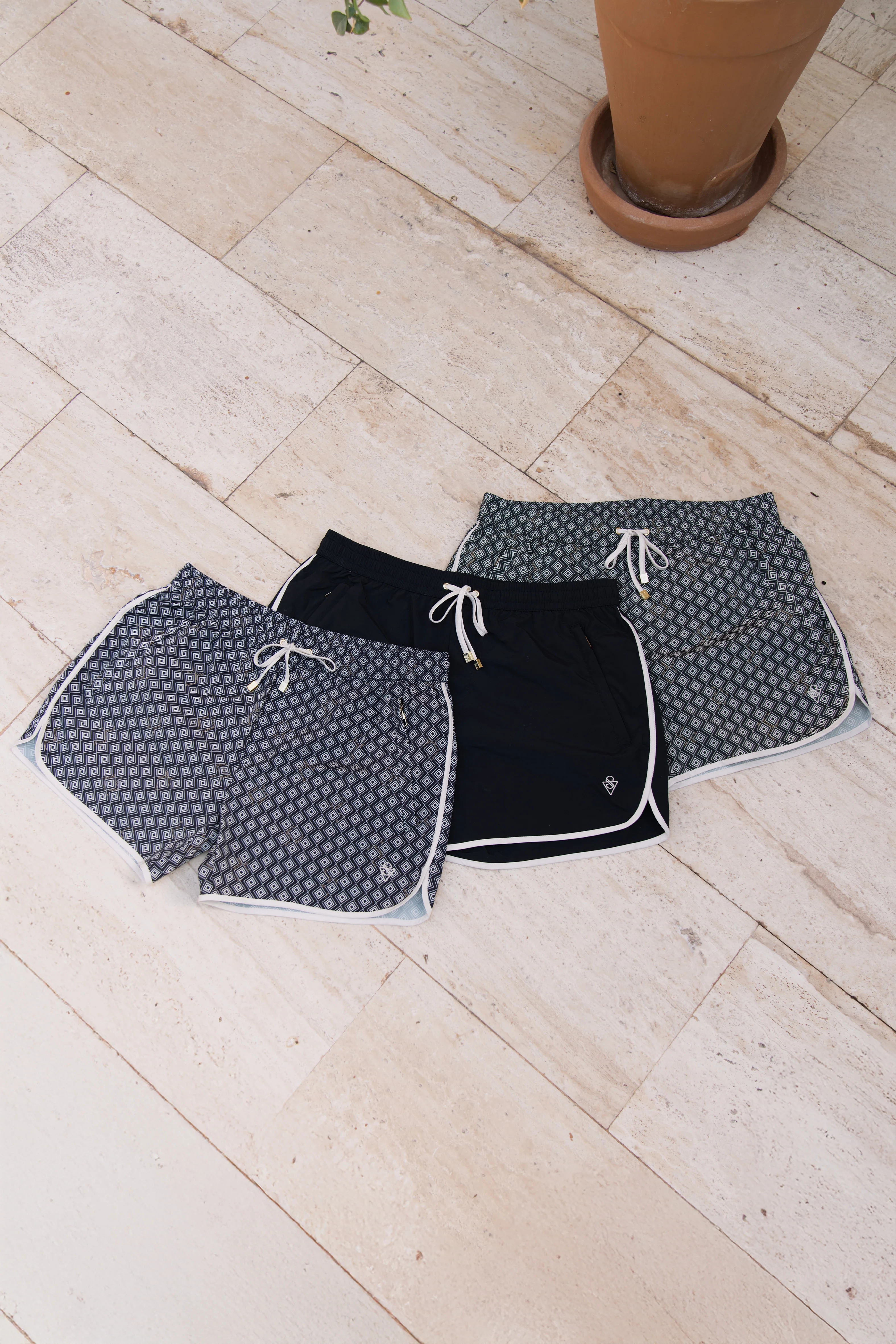 Benjamins Retro Swim Shorts (3 Pack)