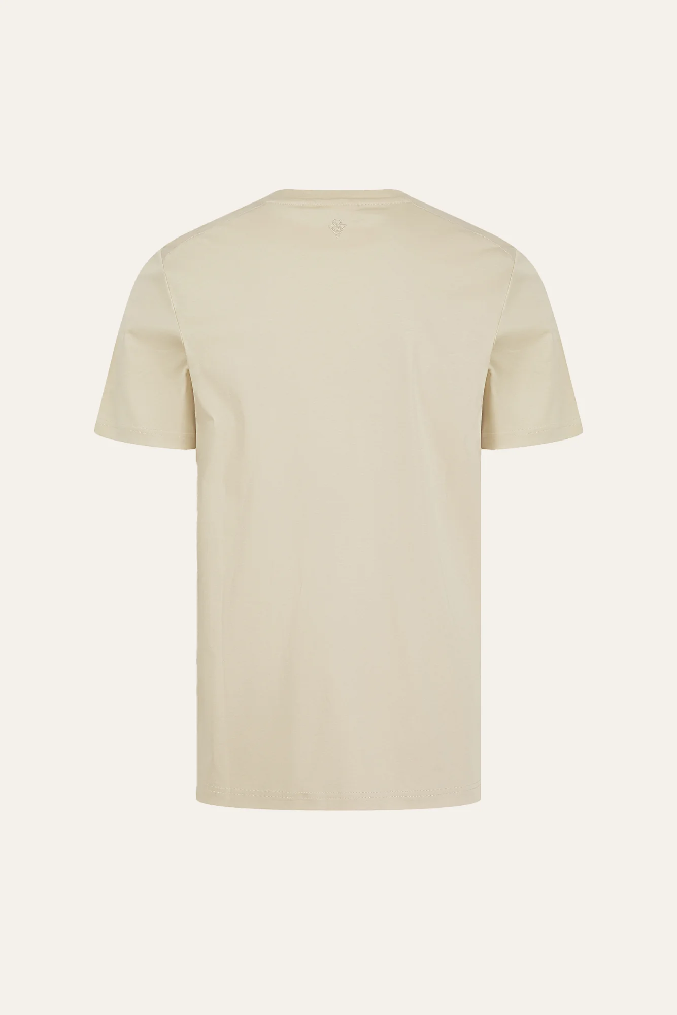 Luxe Mercerised Cotton Tee (Cream) - Image 6