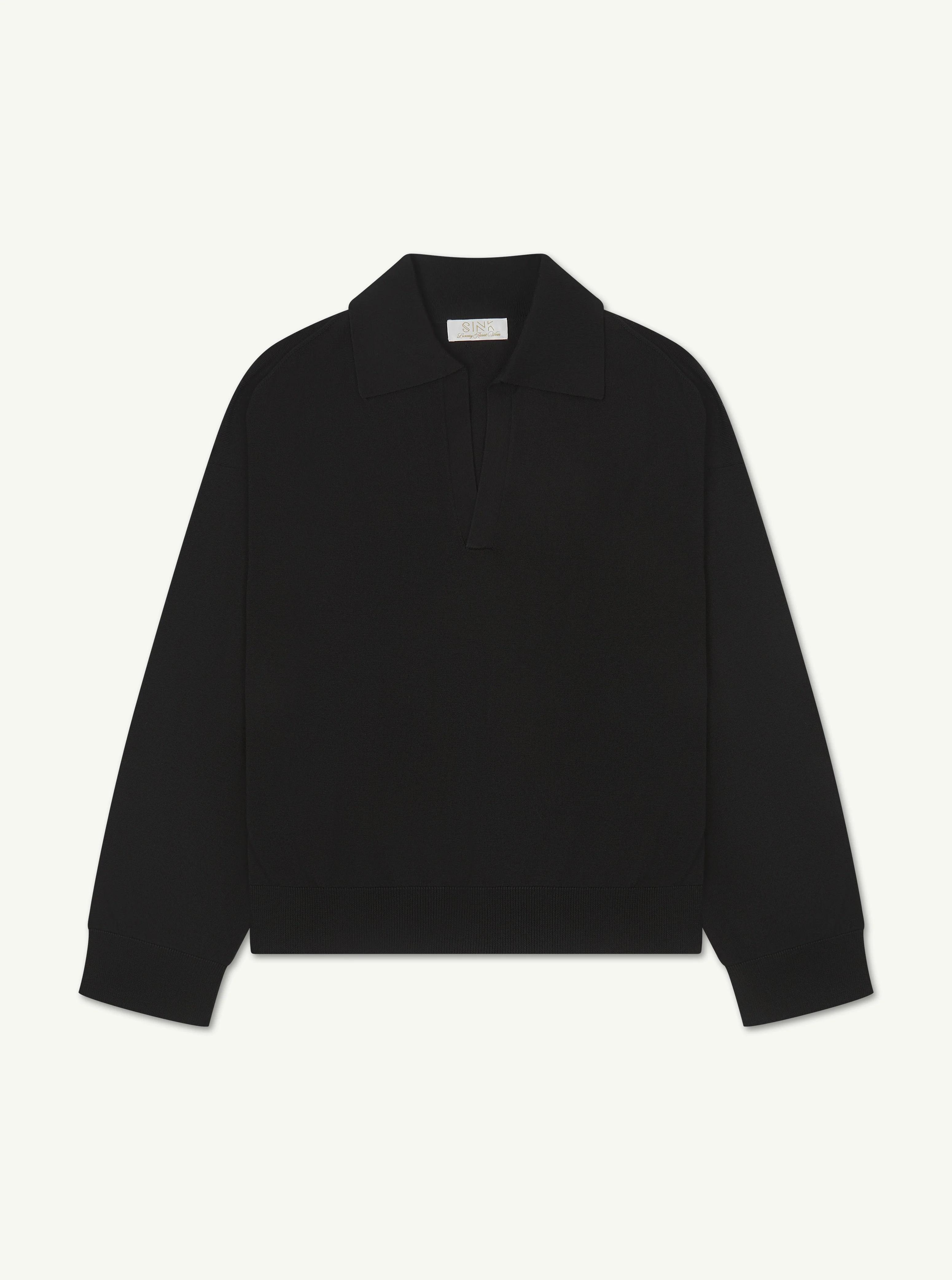 Luxe Merino Wool Long Sleeve (Black) - Image 4