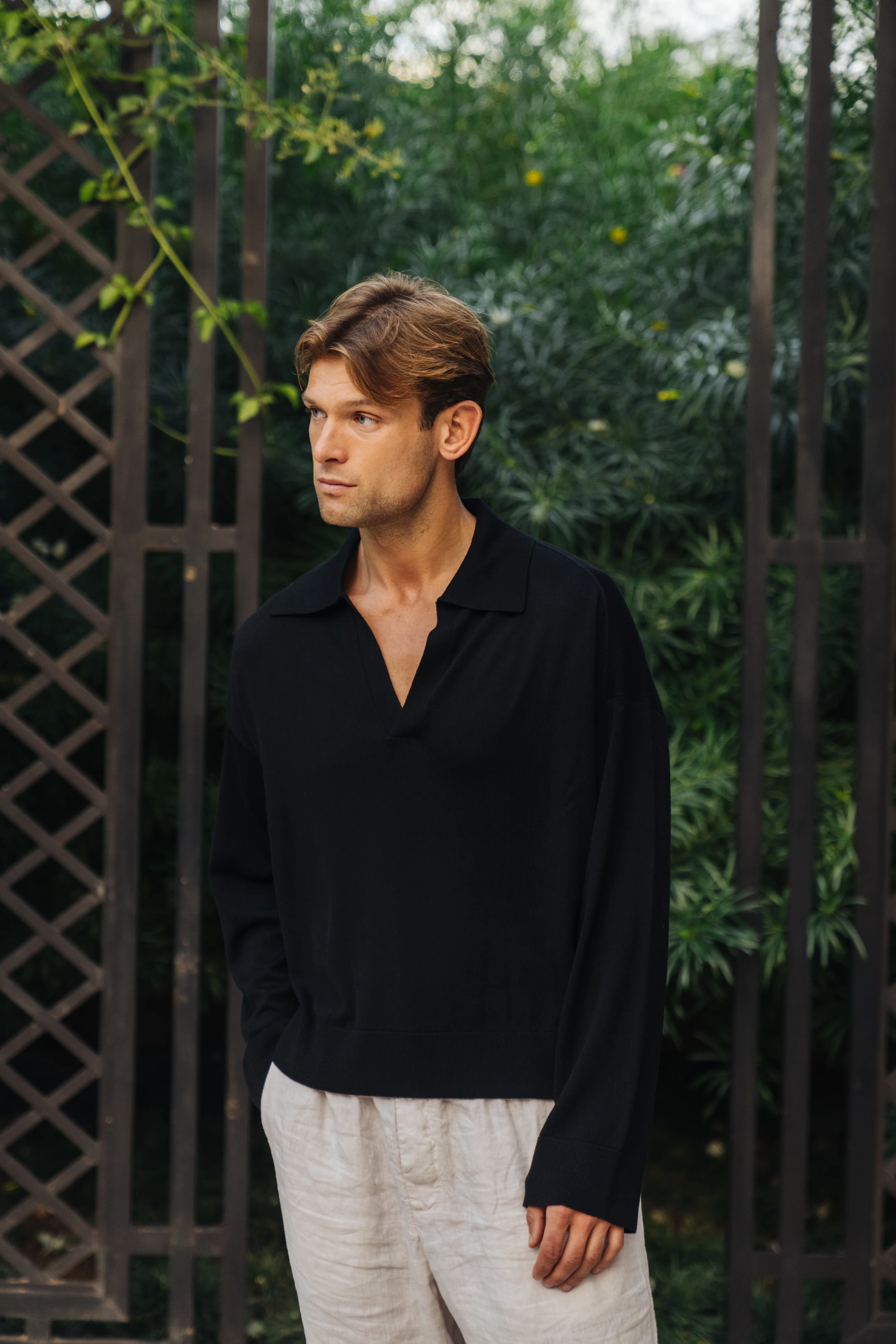 Luxe Merino Wool Long Sleeve (Black) - Image 5