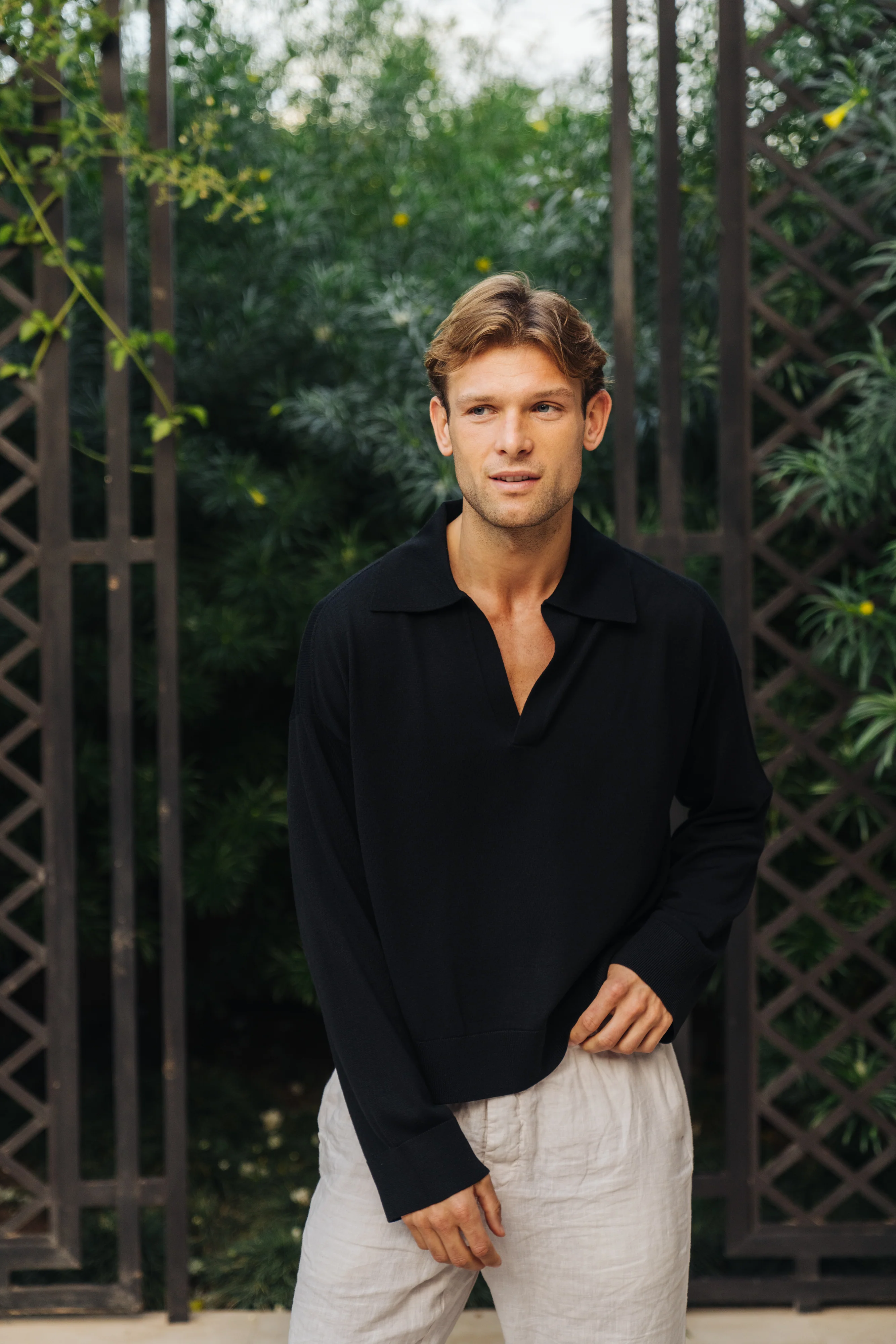 Luxe Merino Wool Long Sleeve (Black) - Image 6