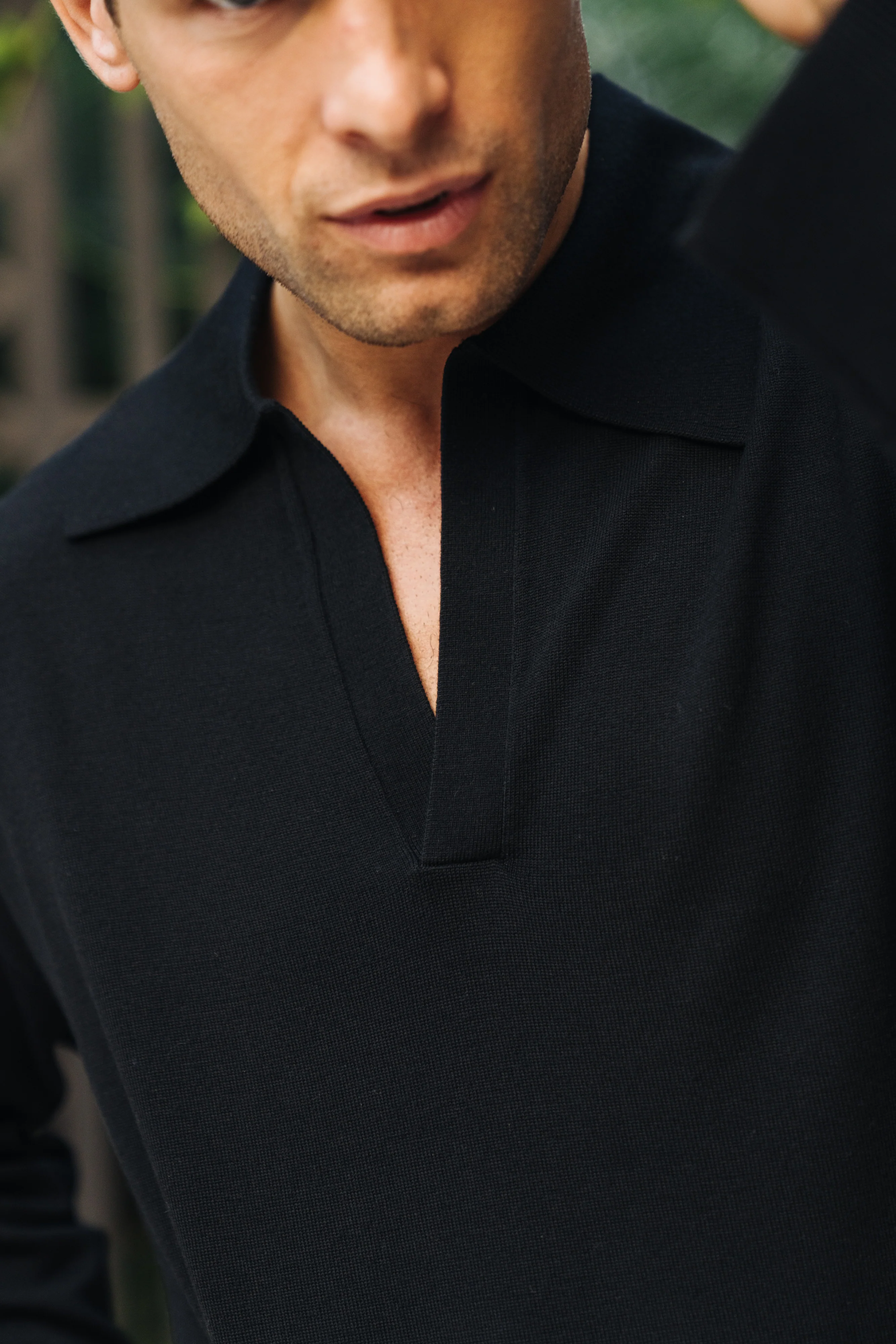 Luxe Merino Wool Long Sleeve (Black) - Image 9