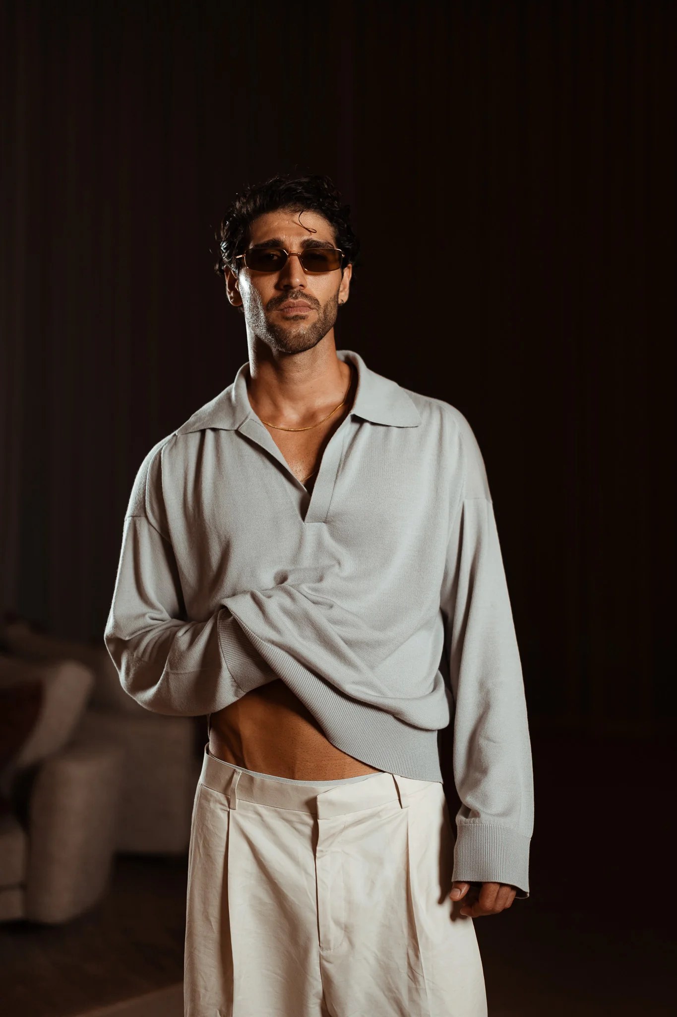 Luxe Merino Wool Long Sleeve (Grey) - Image 7