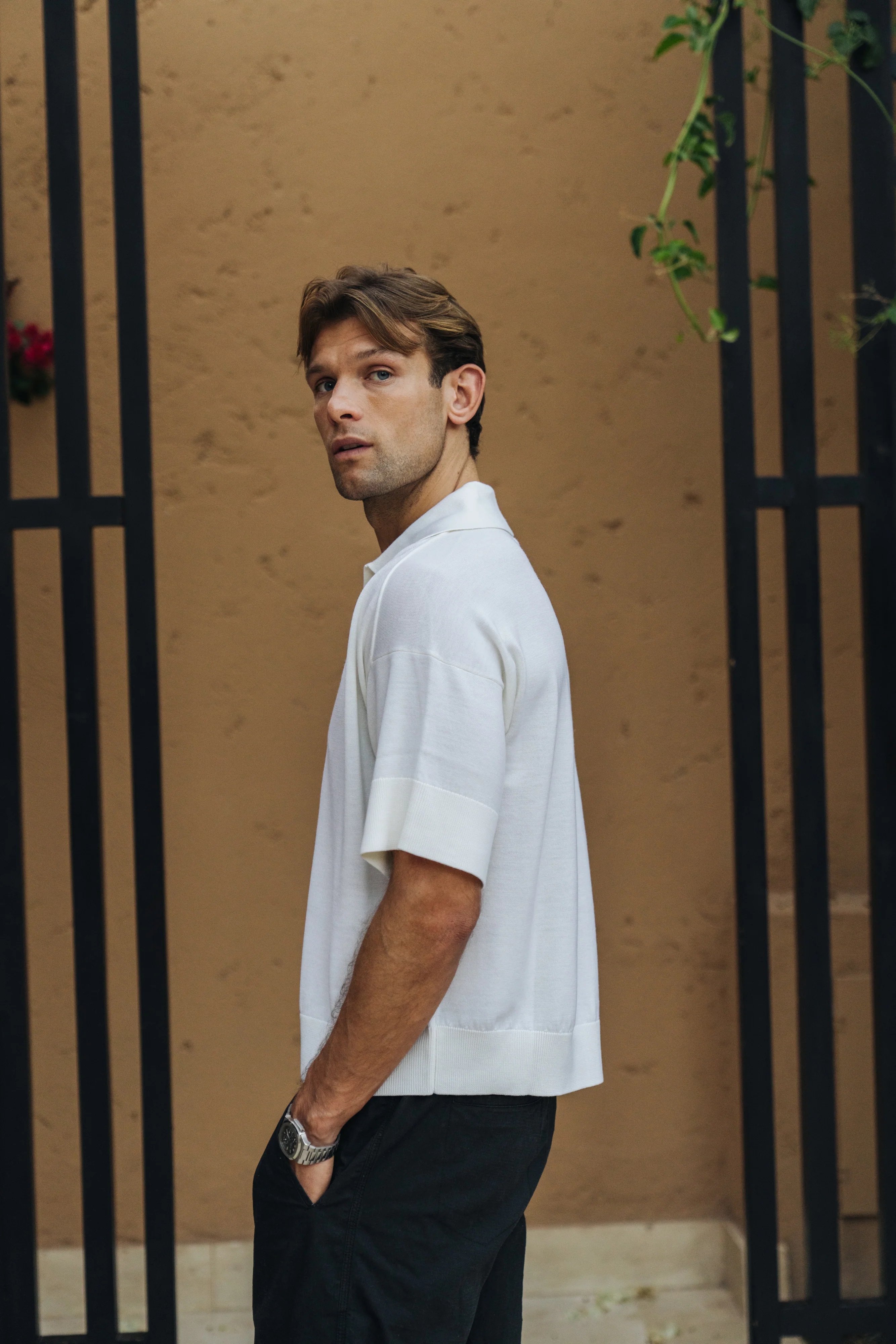 Luxe Merino Wool Short Sleeve (Cream) - Image 3