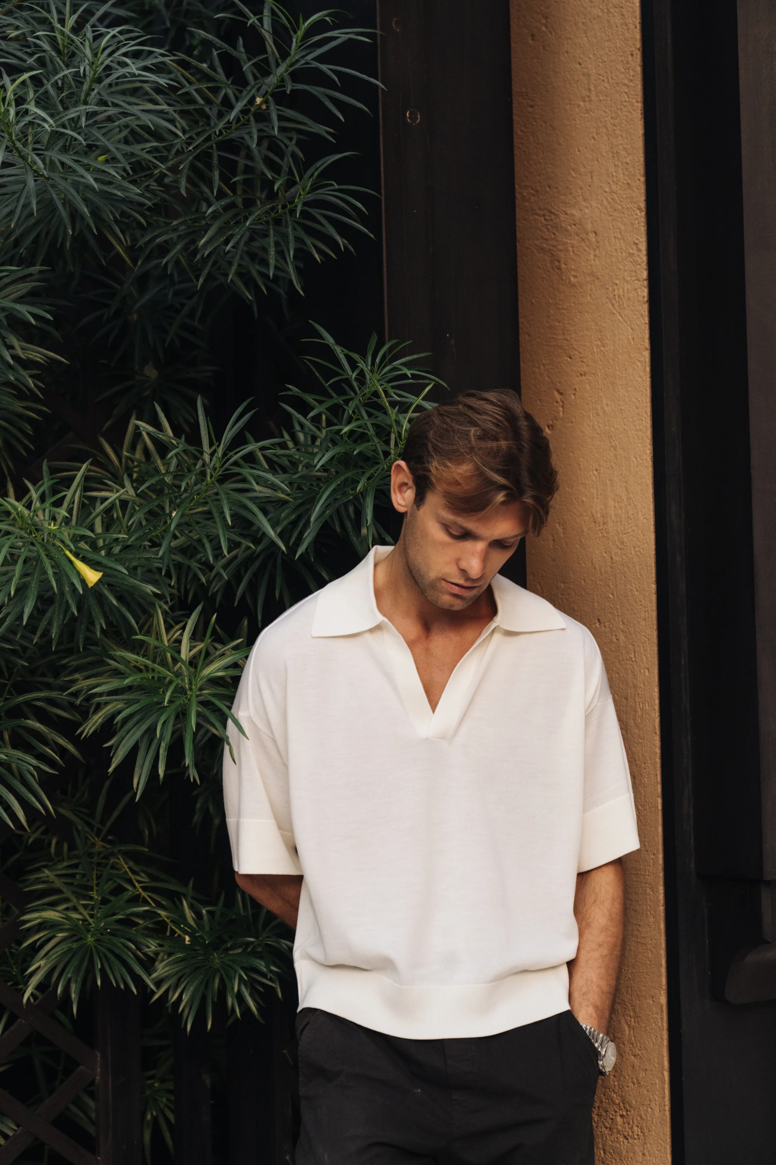 Luxe Merino Wool Short Sleeve (Cream) - Image 6