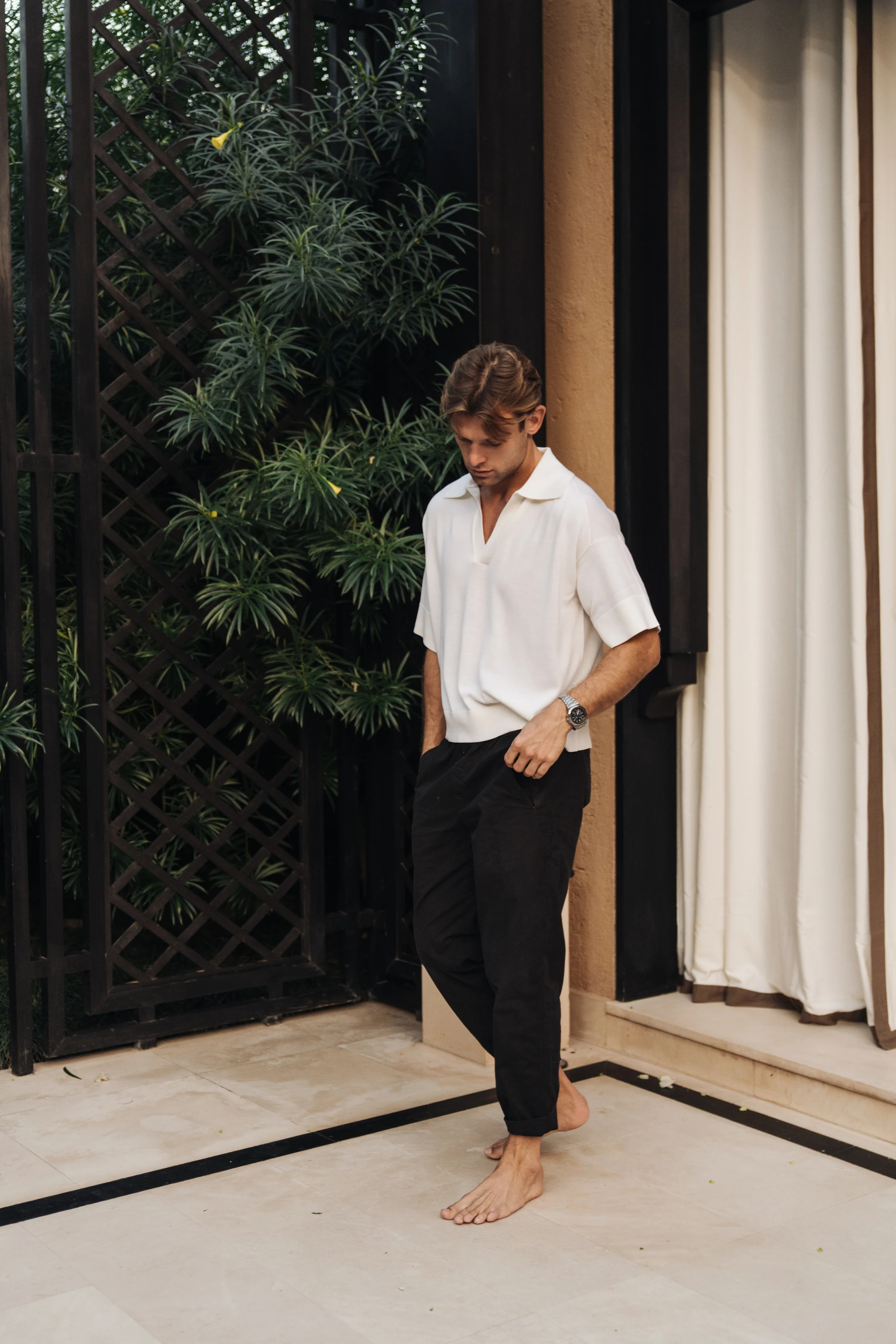 Luxe Merino Wool Short Sleeve (Cream) - Image 7