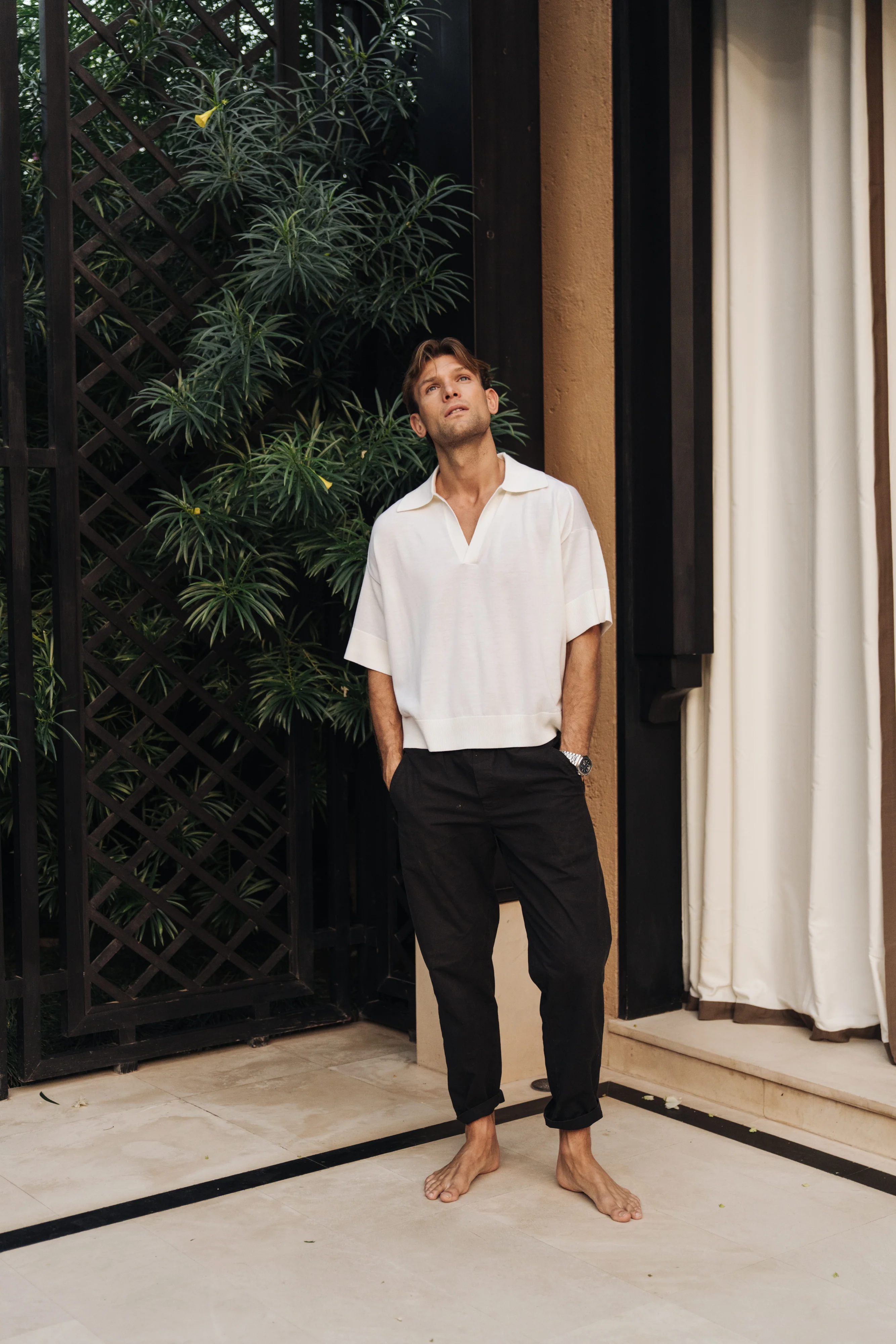 Luxe Merino Wool Short Sleeve (Cream) - Image 8