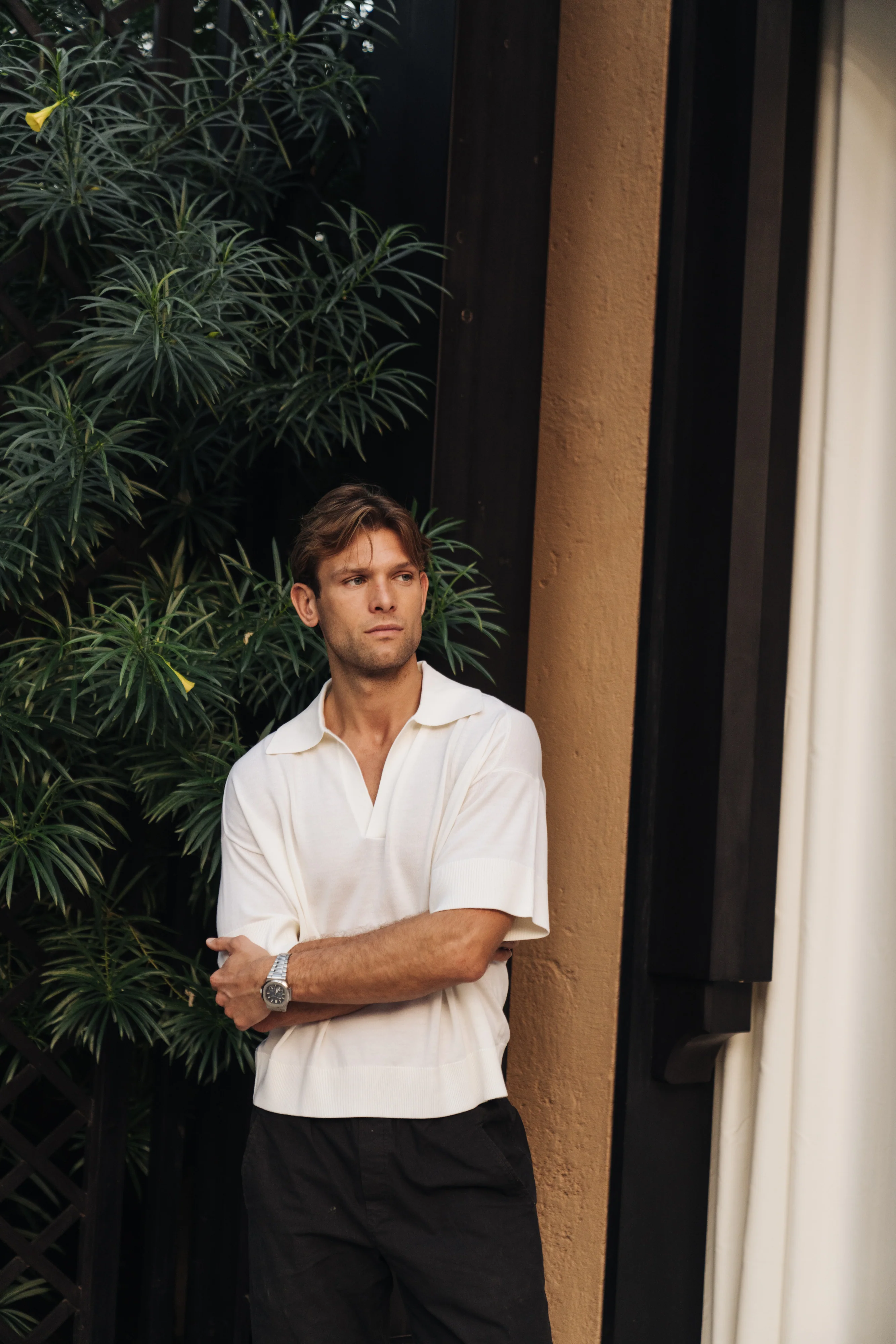 Luxe Merino Wool Short Sleeve (Cream) - Image 9