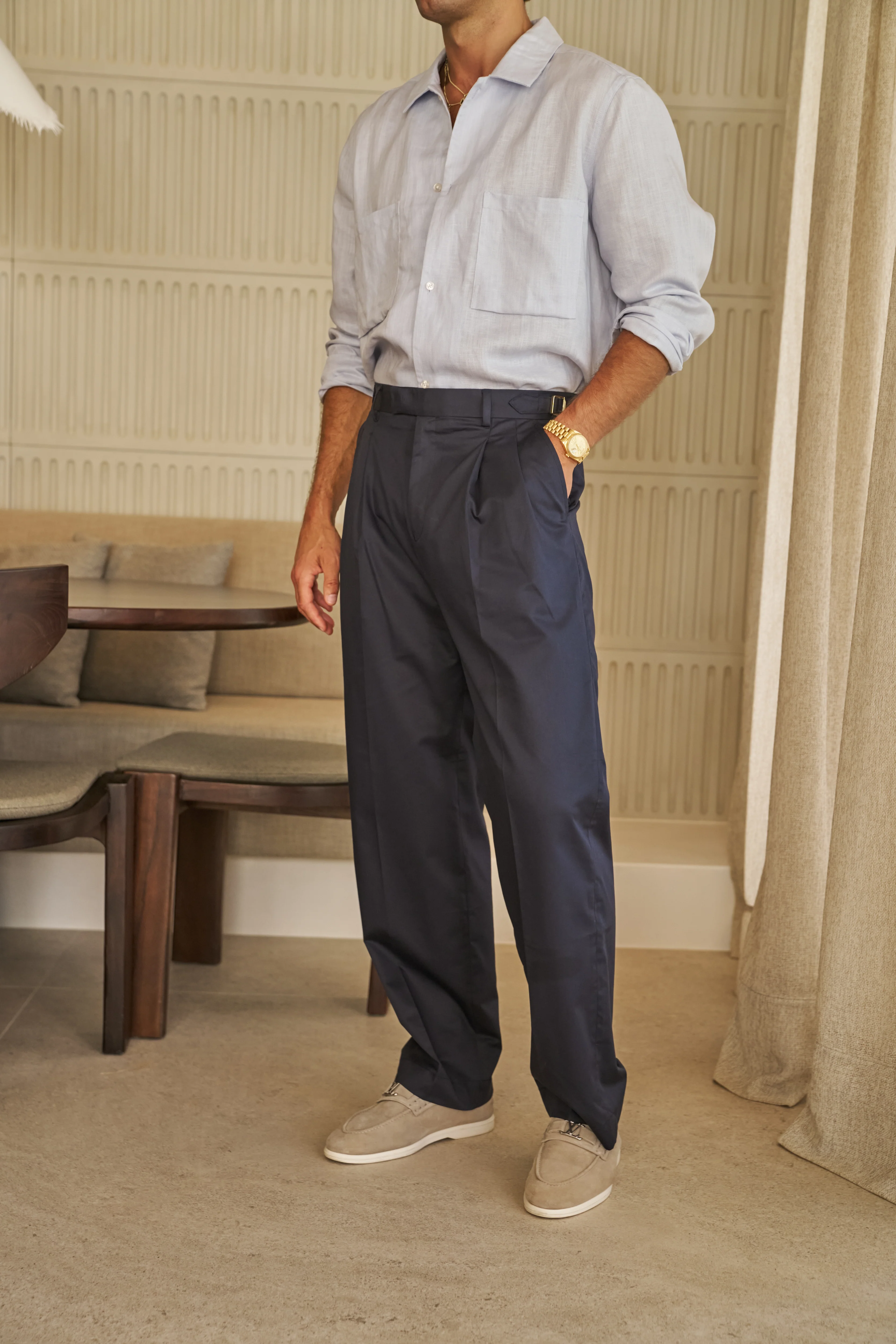 Mallorca Loose Pant (Navy) - Image 8