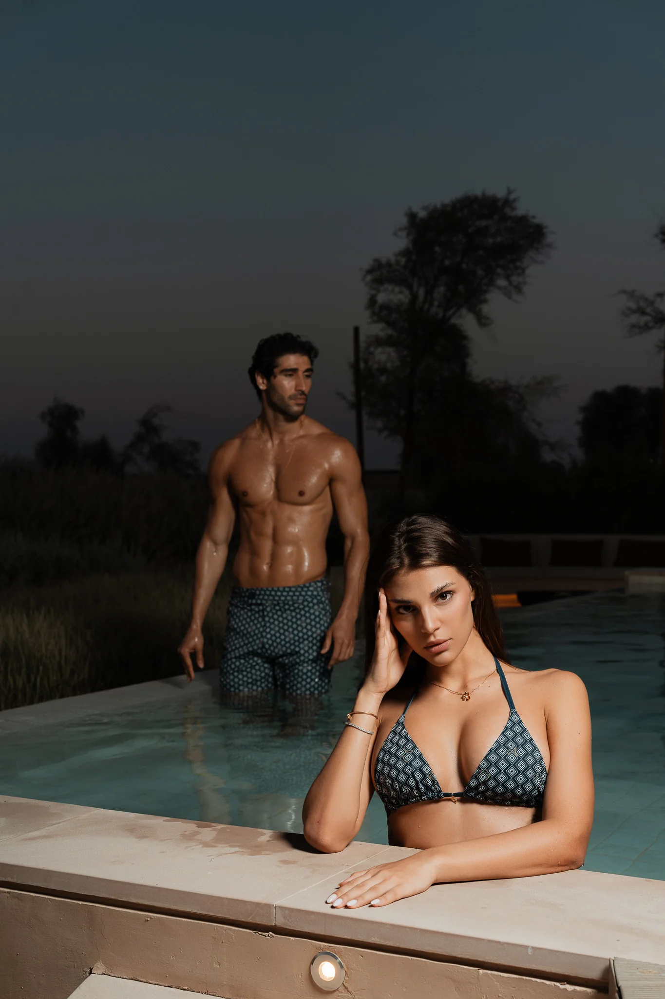 Monaco Resort Bikini Top (Navy Meridian) - Image 7