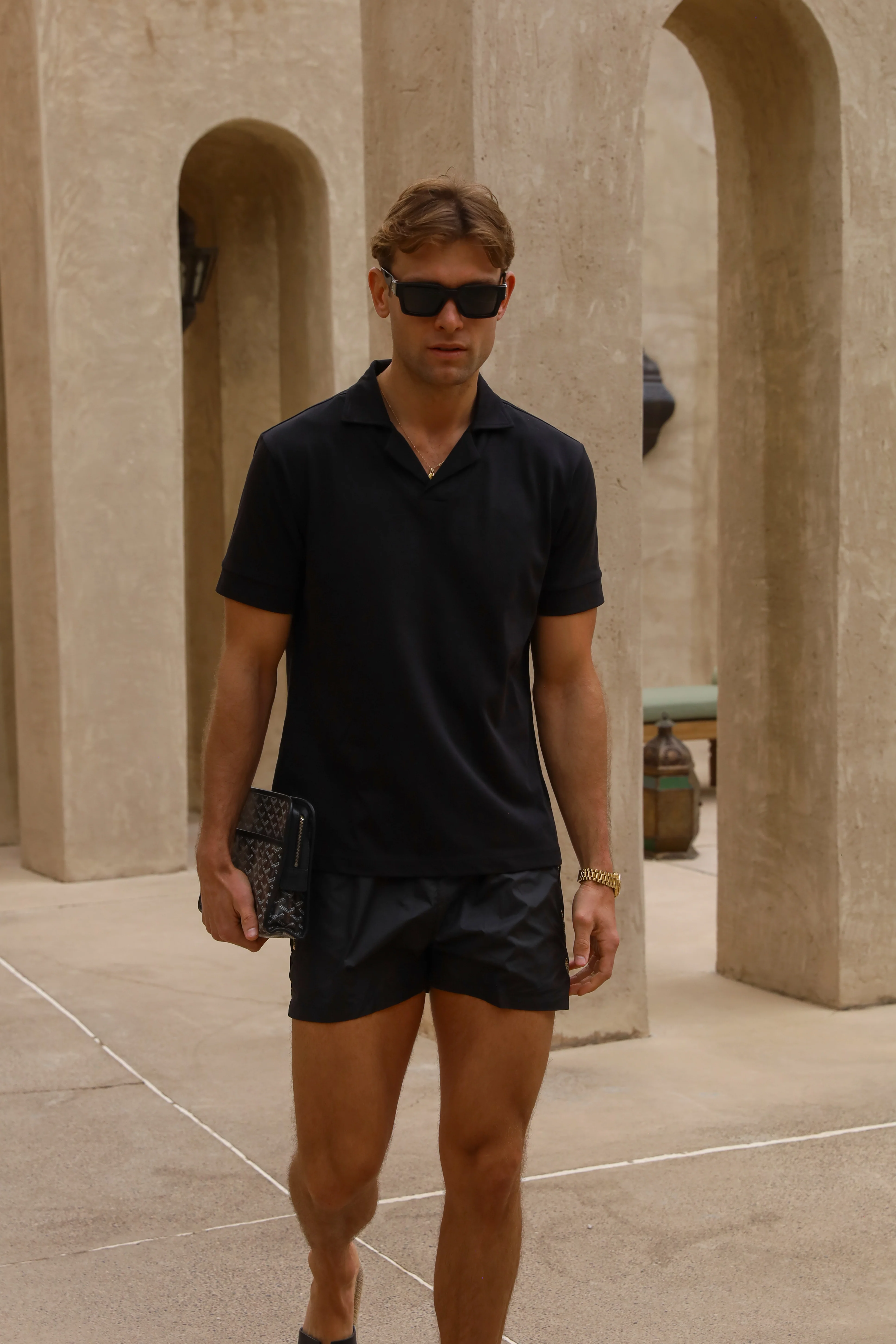 Signature Black Swim Shorts - Image 6